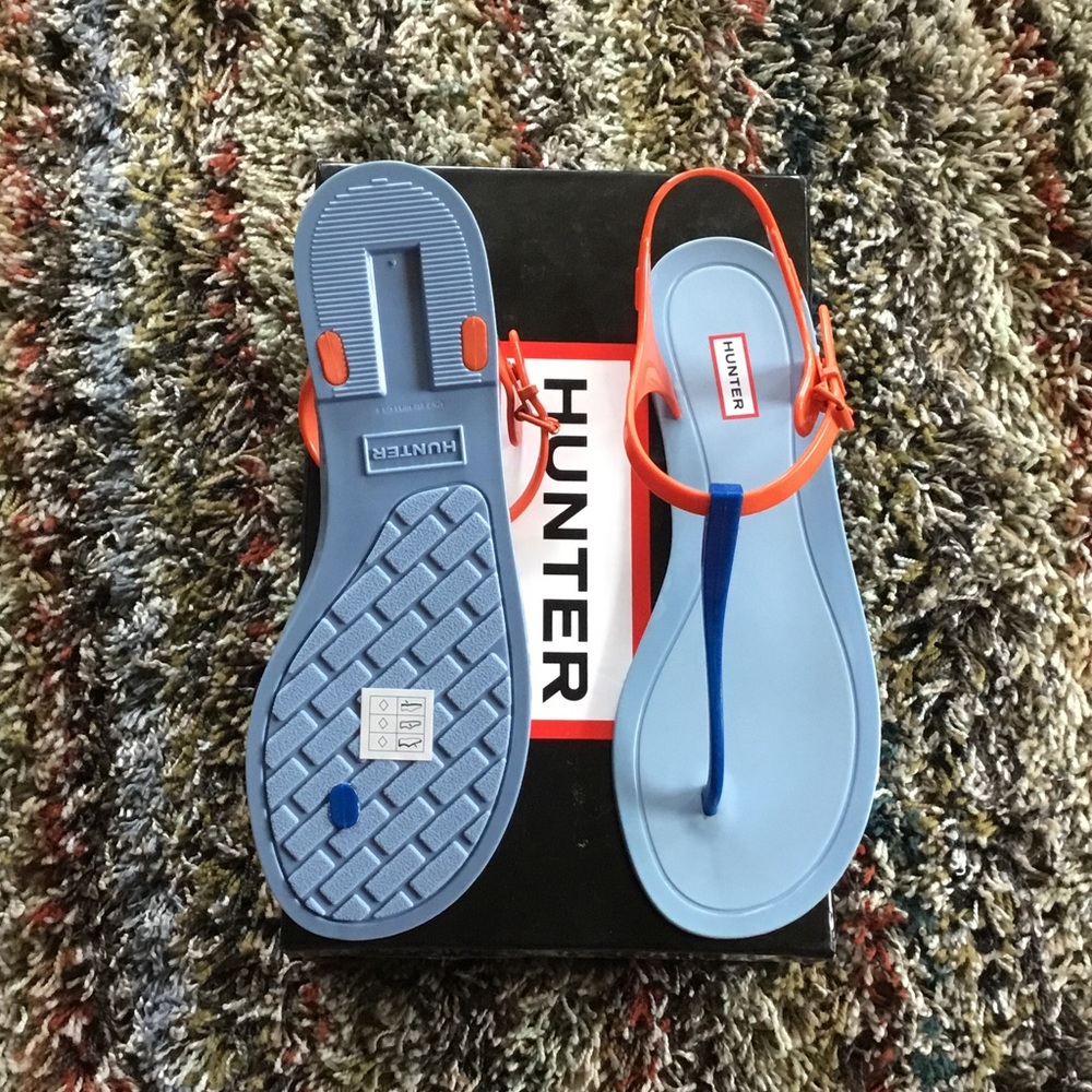 π Hunter boots sandals sz 9 - Picture 1 of 5
